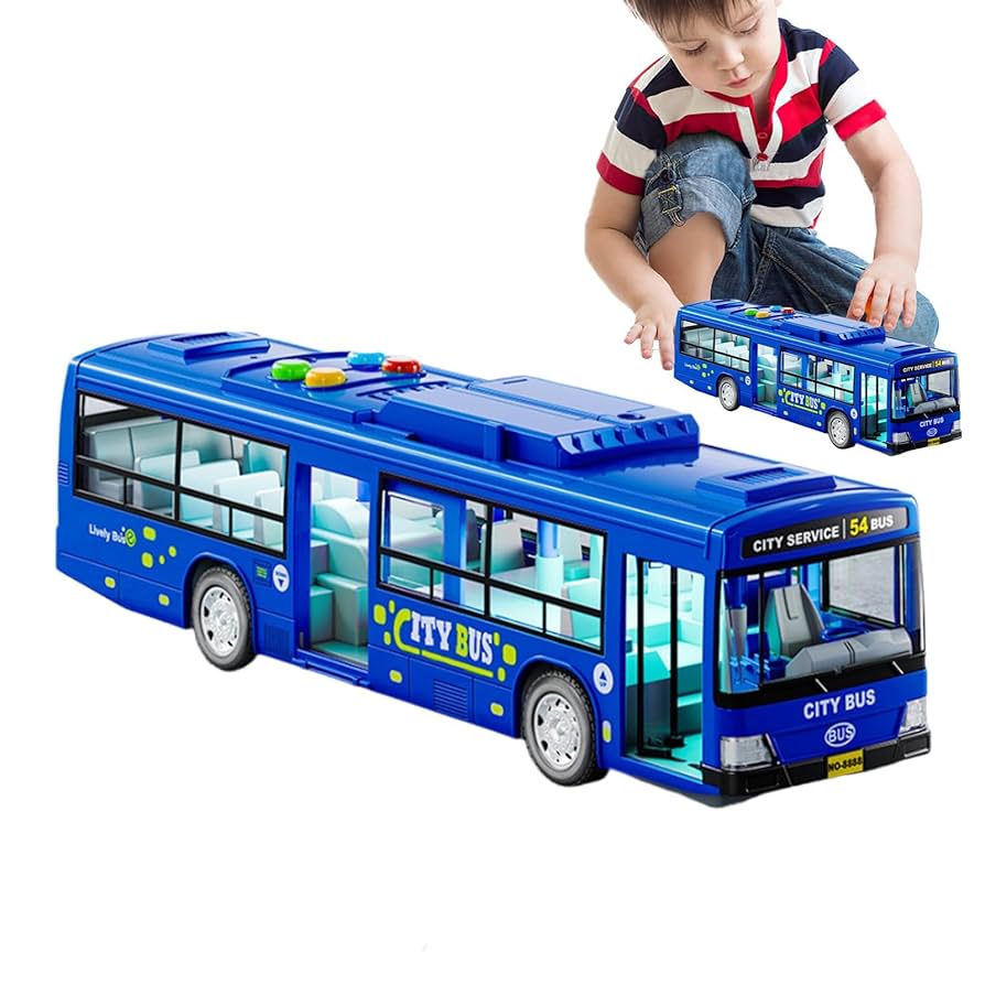 Amazon.co.jp: Aoyitaf バス刺激おもちゃ、バスのおもちゃを運転